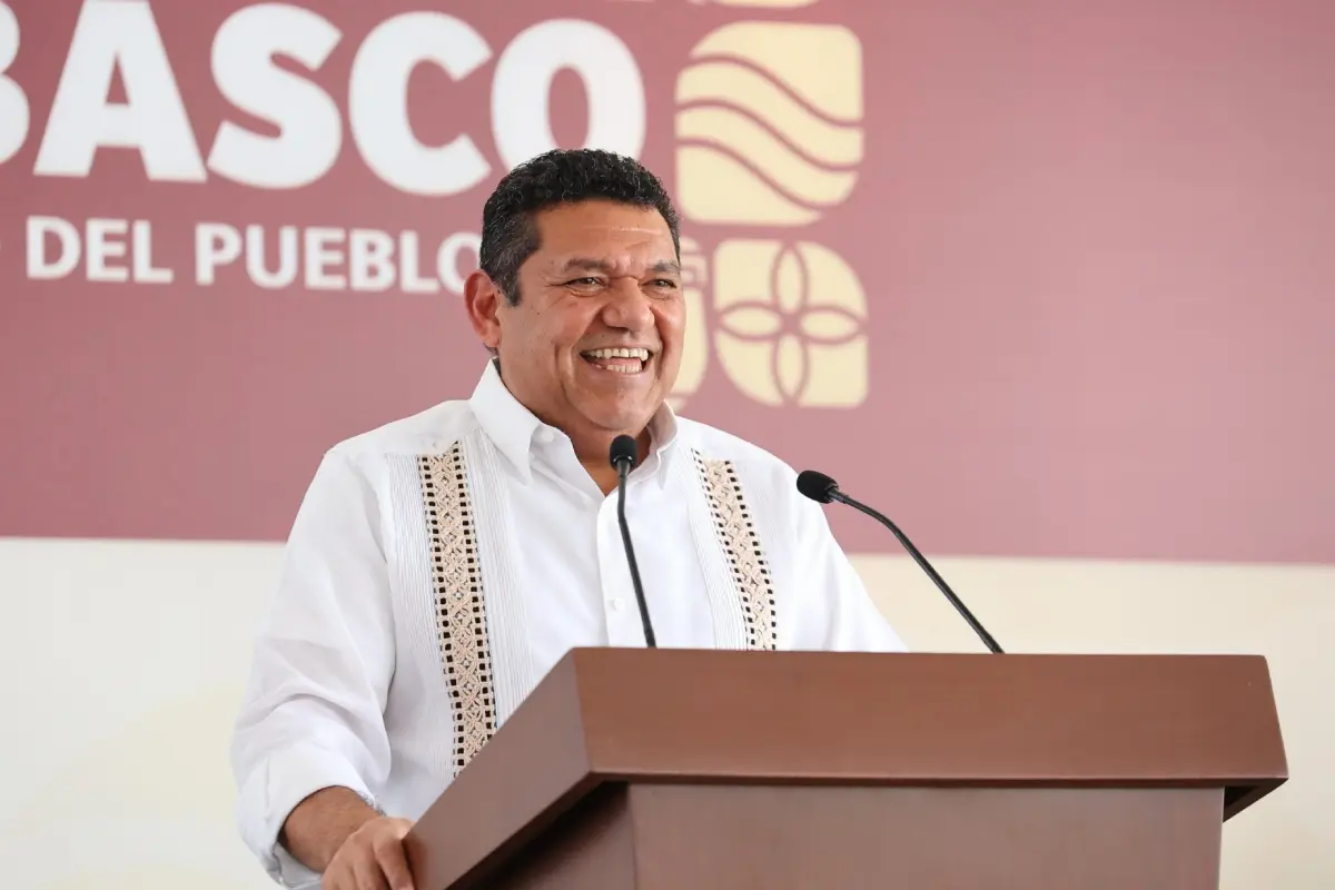 Javier May en conferencia de prensa Foto: X (Twitter) @TabascoJavier