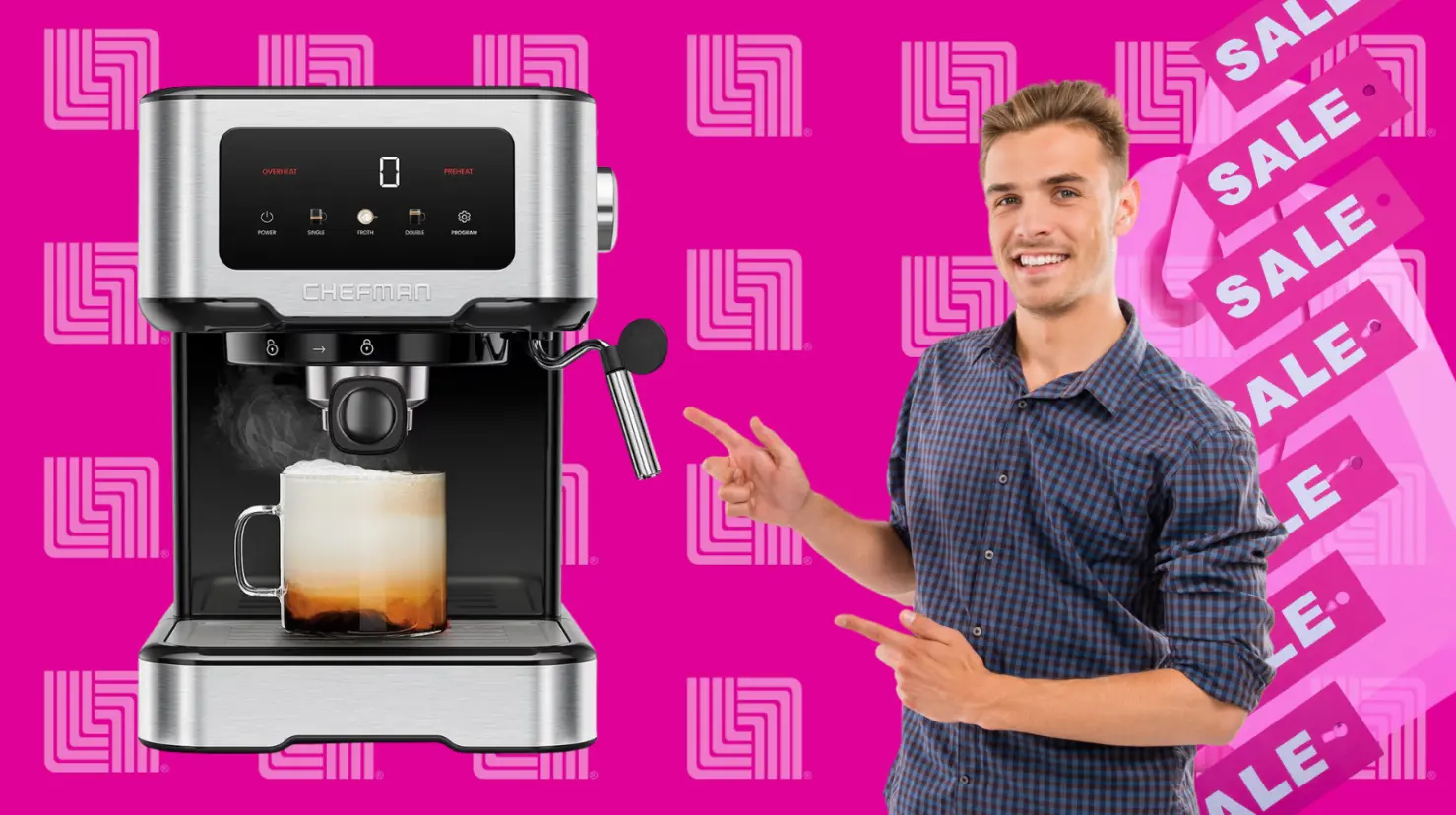 Liverpool tiene esta cafetera espresso con el 40% de descuento. Foto: Canva | Liverpool.