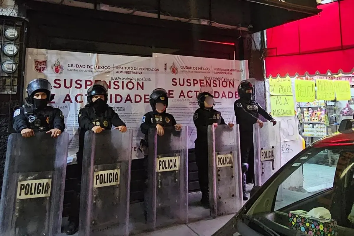 Operativo La noche es de todos de las autoridades capitalinas Foto: SSC