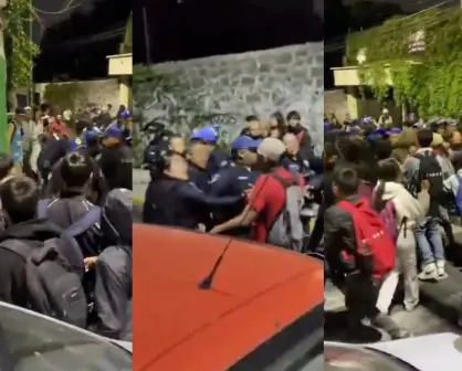 VIDEO | Estalla Pelea en Bachilleres 15 de CDMX, policías capitalinos golpean a alumnos