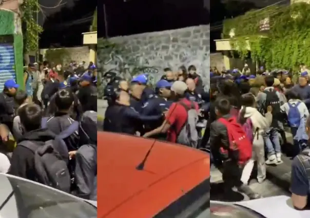 VIDEO | Estalla Pelea en Bachilleres 15 de CDMX, policías capitalinos golpean a alumnos