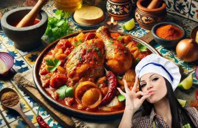 Prepara este rico pollo al albañil por menos de 200 pesos