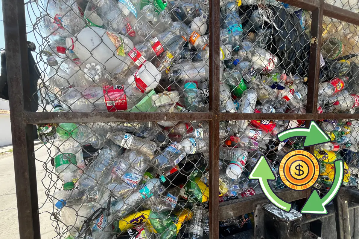 El reciclaje se ha convertido en una forma de sustento para familias de Durango. Foto: Alejandro Ávila.