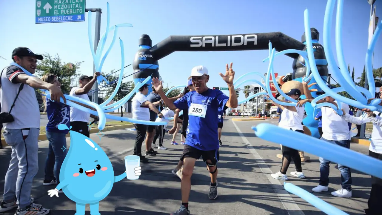 Para llevar el mensaje del cuidado del agua AMD organiza una carrera 5K. Foto: RRSS.