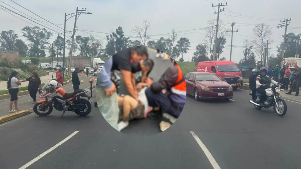 Hombre resulta ileso tras ser embestido por vehículo en la alcaldía Iztapalapa