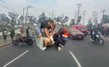 Hombre resulta ileso tras ser embestido por vehículo en la alcaldía Iztapalapa
