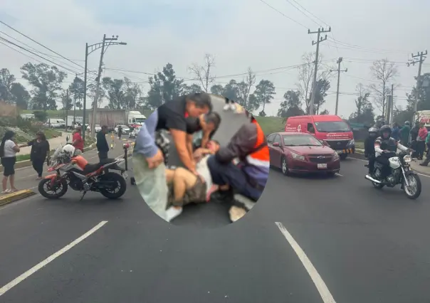 Hombre resulta ileso tras ser embestido por vehículo en la alcaldía Iztapalapa