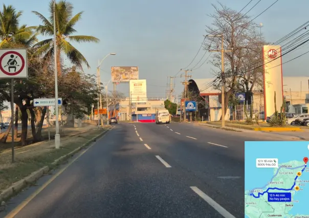 ¿Quieres llegar a Cancún sin pagar casetas de cobro saliendo de Tabasco? Estas son las rutas más económicas