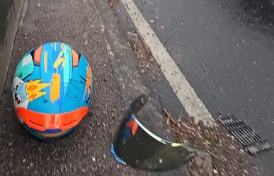 Motociclista sufre accidente en Paseo de la Reforma a la altura de Santa Fe en CDMX 