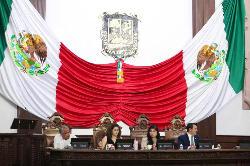Sesión en el Congreso del Estado donde se aprobaron nuevas leyes en materias de seguridad / Foto: Congreso del Estado de Coahuila 