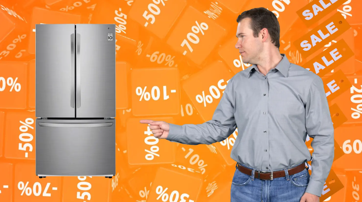 Cyberweek de The Home Depot: Refrigerador LG con 10 mil pesos de descuento. Foto: Canva | The Home Depot.