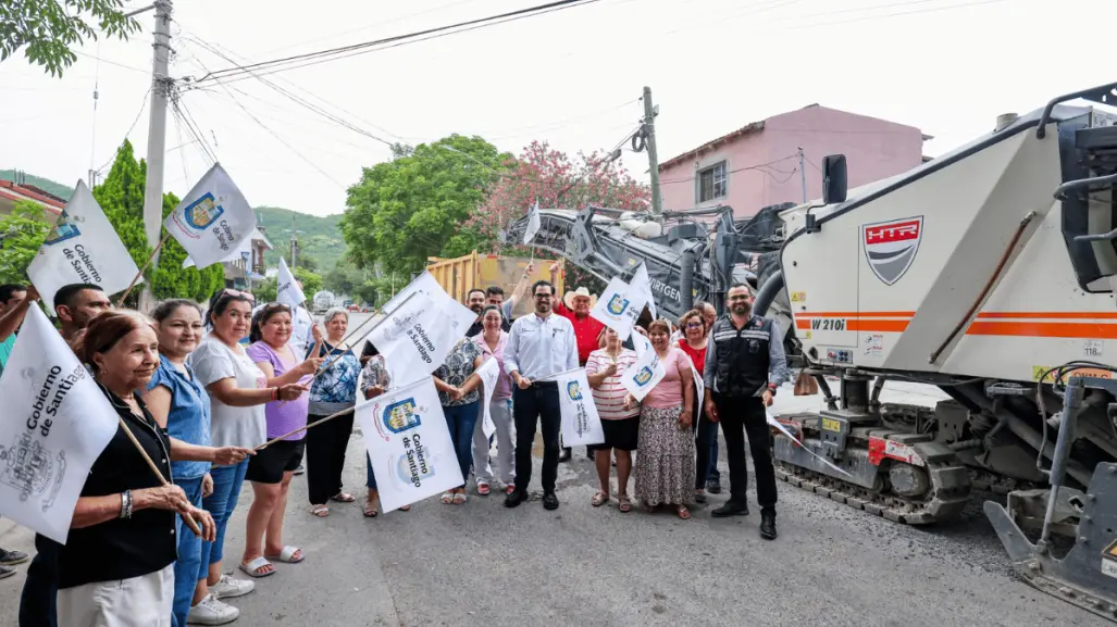 David de la Peña da banderazo de arranque a rehabilitación en Lomas de El Cercado