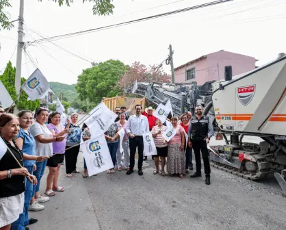 David de la Peña da banderazo de arranque a rehabilitación en Lomas de El Cercado