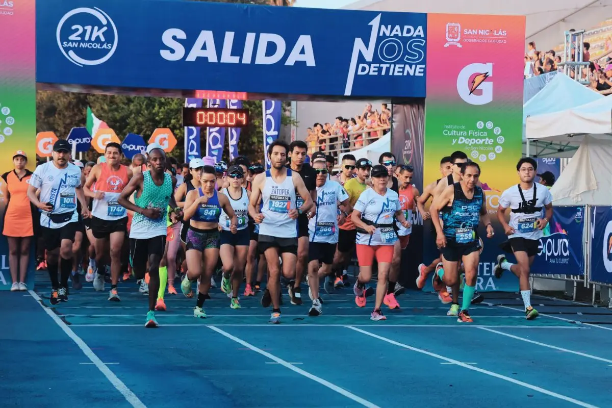 El gobierno de San Nicolás encabezado por el alcalde, Daniel Carrillo, agradeció a los deportistas inscritos Foto: Gobierno de San Nicolás
