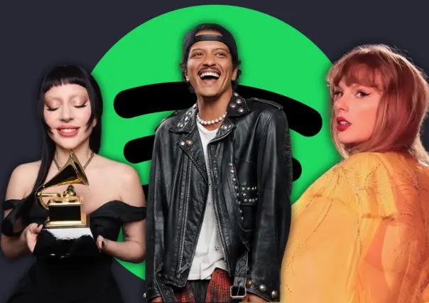Bruno Mars, Taylor Swift, Lady Gaga y más: los artistas que rompen récords en Spotify este 2025