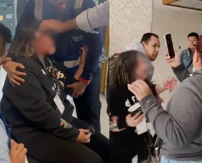 VIDEO | Protesta en Ciudad Judicial de CDMX se sale de control, hay por lo menos una herida