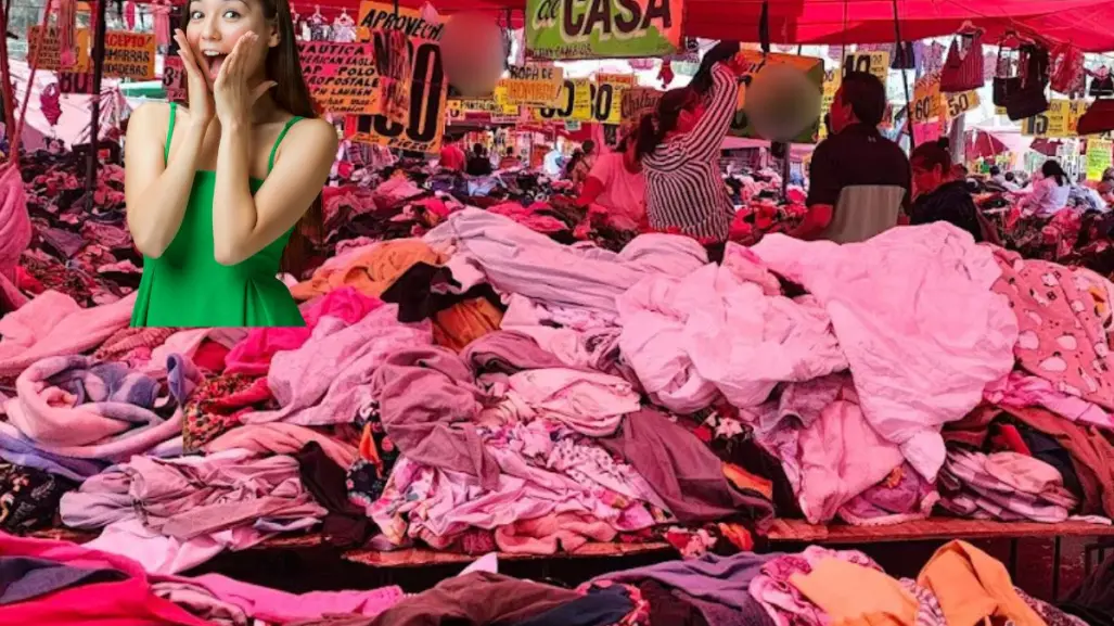 El famoso mercado de CDMX donde la ropa de paca cuesta desde un peso