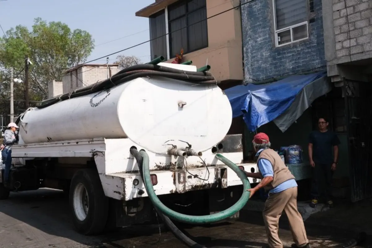 Esta es la Ruta de abastecimiento de agua por pipas – Ciudad Victoria. Foto: COMAPA