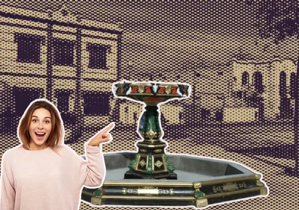 El barrio de Monterrey que tiene una peculiar fuente con cabezas de chivos
