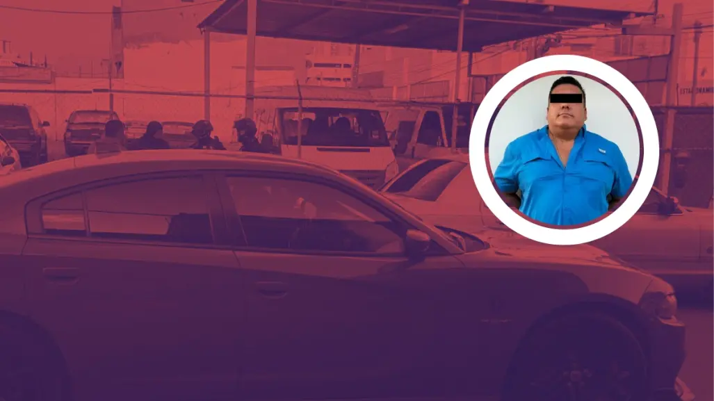 Arrestan a conductor de auto robado en Estados Unidos en pleno centro de Monterrey
