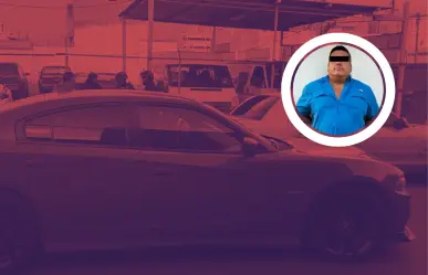 Arrestan a conductor de auto robado en Estados Unidos en pleno centro de Monterrey