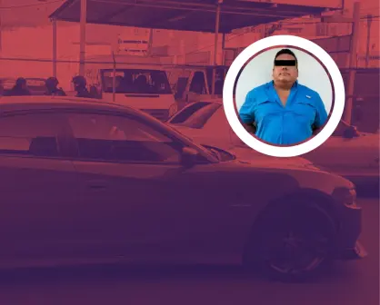 Arrestan a conductor de auto robado en Estados Unidos en pleno centro de Monterrey