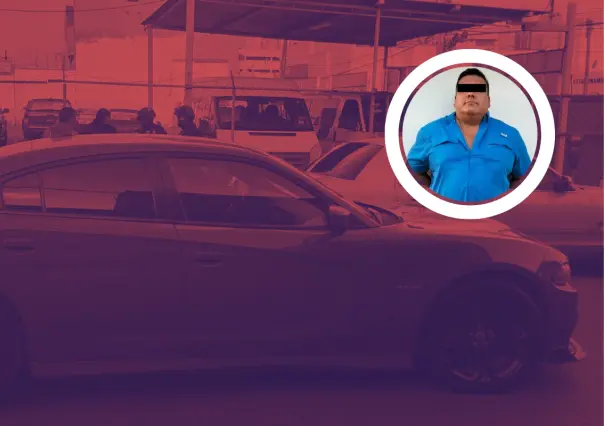 Arrestan a conductor de auto robado en Estados Unidos en pleno centro de Monterrey