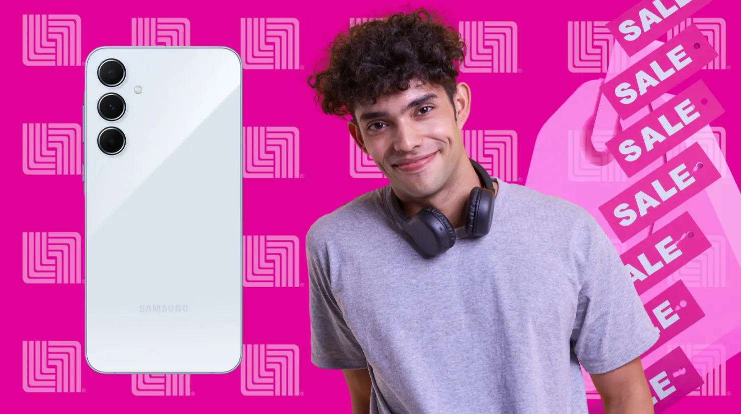 Liverpool tiene el Samsung Galaxy A55 con el 30% de descuento. Foto: Canva | Liverpool.