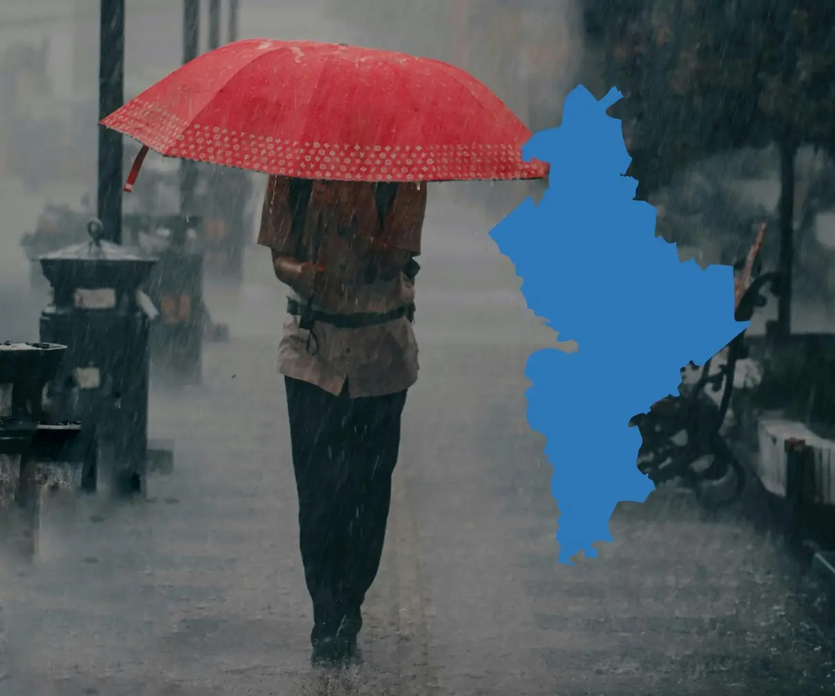 La temporada de lluvias en Nuevo León ya ha empezado y es clave anticiparse para evitar accidentes. Foto: Canva.