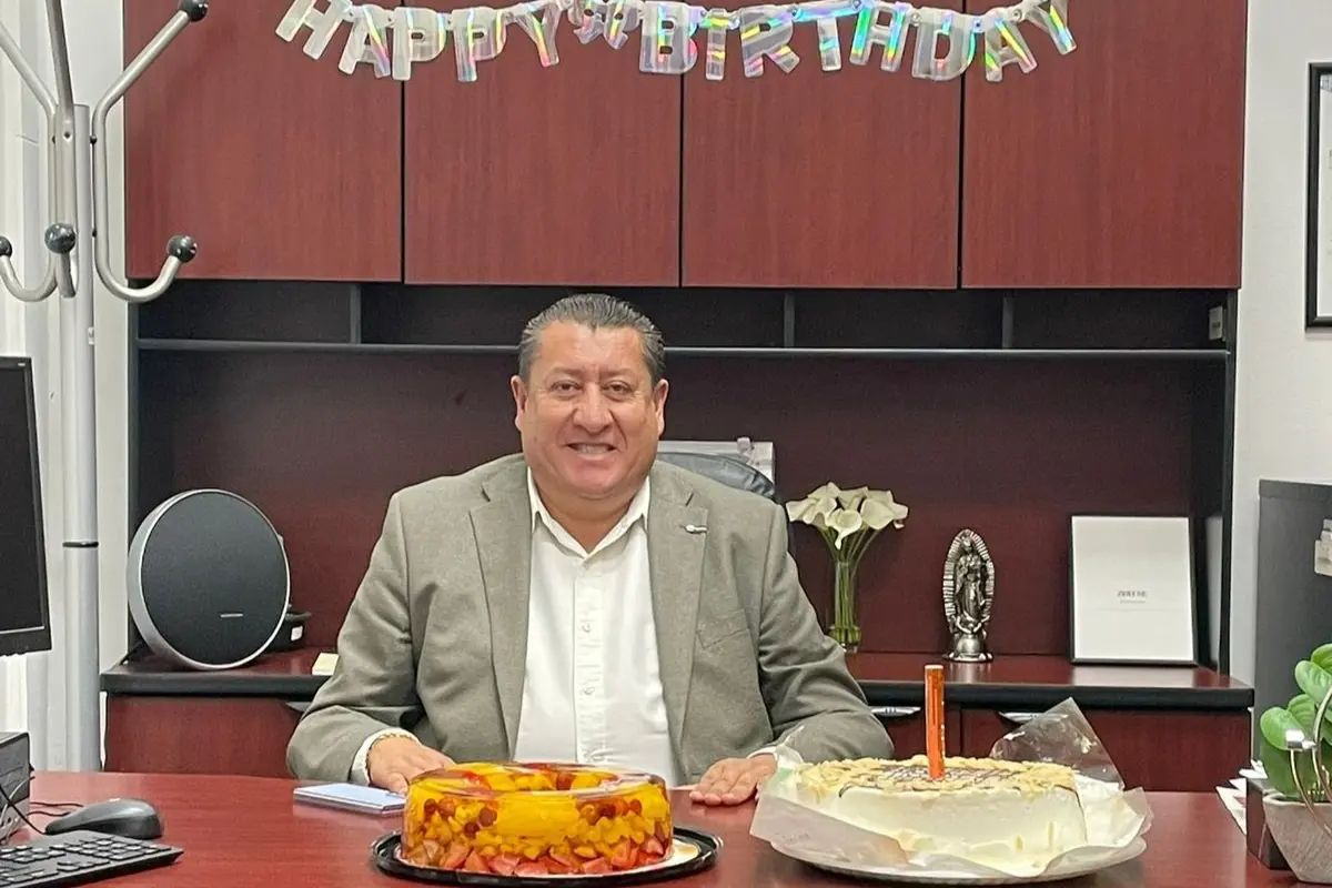 Luis Octavio Vidrio celebrando su cumpleaños Foto: Facebook Luis Vidrio