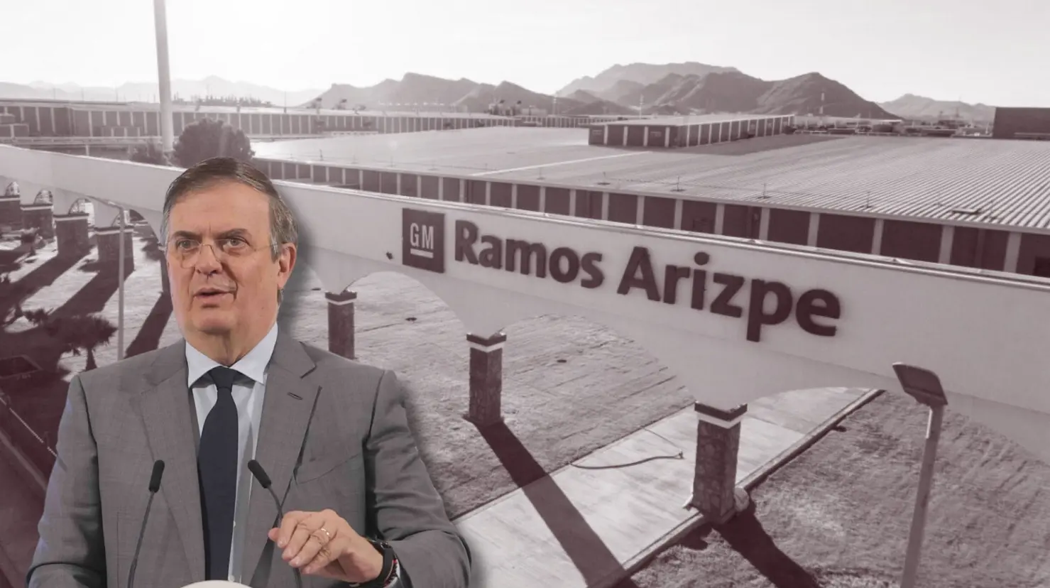 El secretario de Economía, Marcelo Ebrard, habló sobre los rumores de la salida de General Motors de México. (Fotografía: Marcelo Ebrard | General Motors)