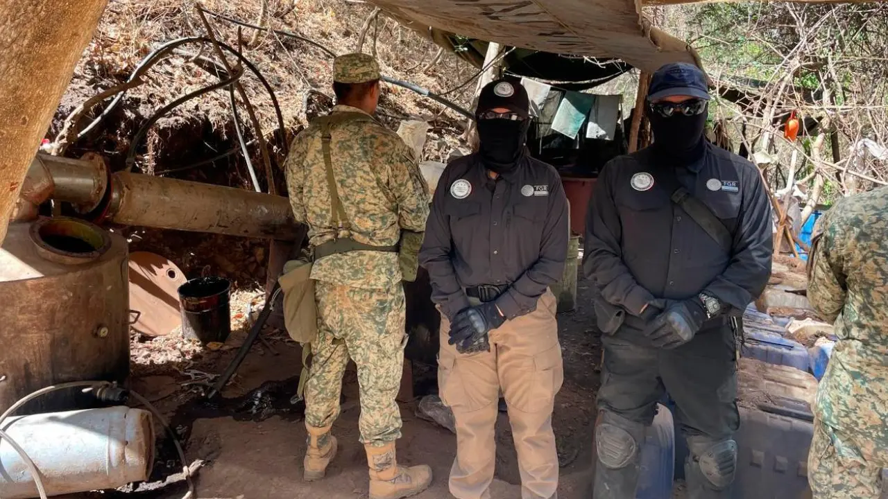 Las autoridades federales informan sobre un importante operativo en Durango. Foto: Cortesía.