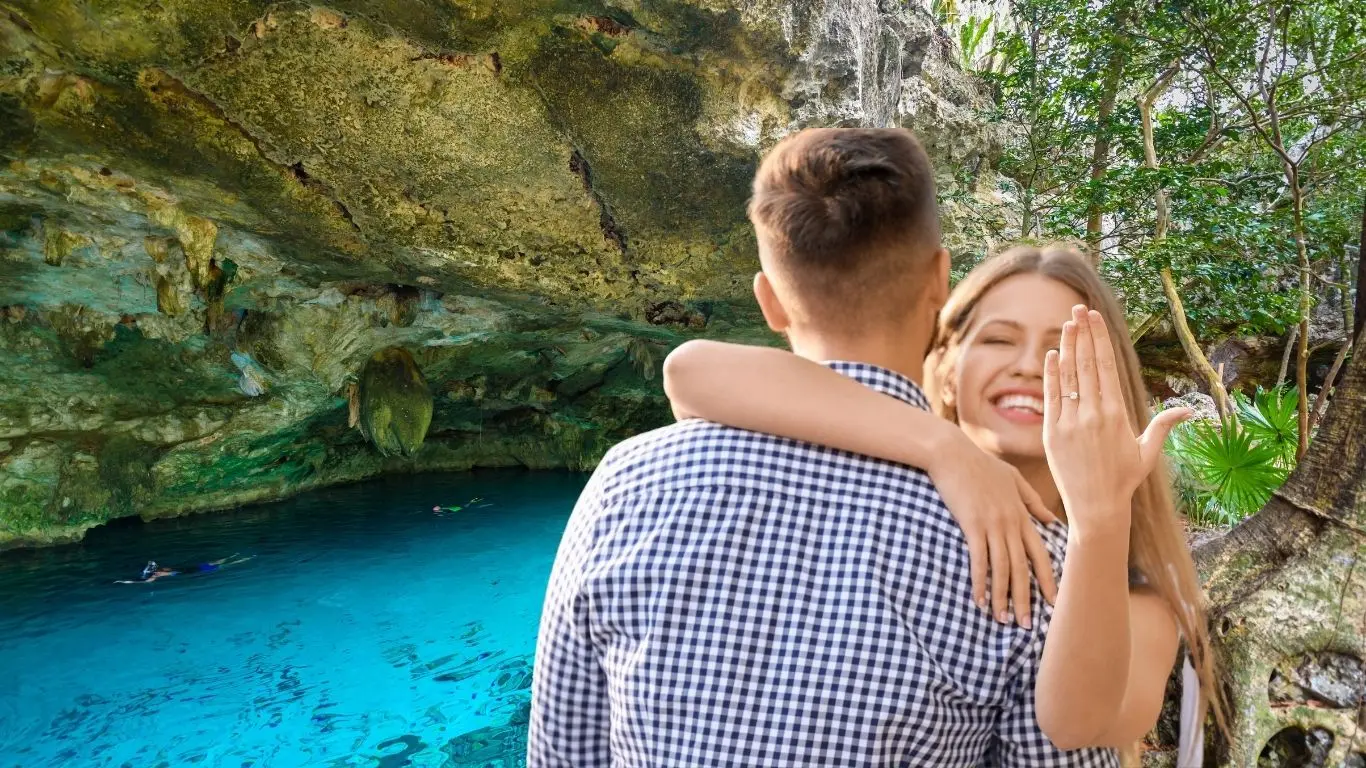 ¿Cuáles son los 3 cenotes perfectos para pedirle matrimonio al amor de tu vida?. Foto: Canva / Adity Cupil