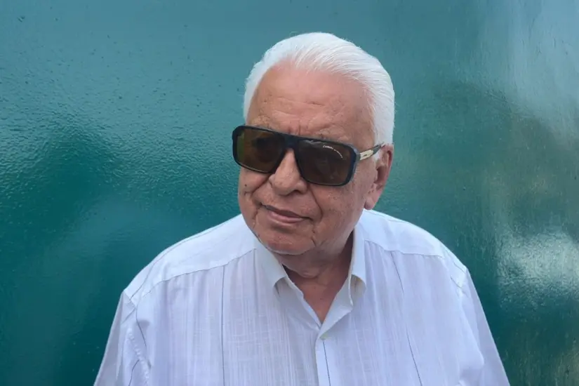 José Caro Preciado, director de la escuela secundaria general N°1 de Tampico. 