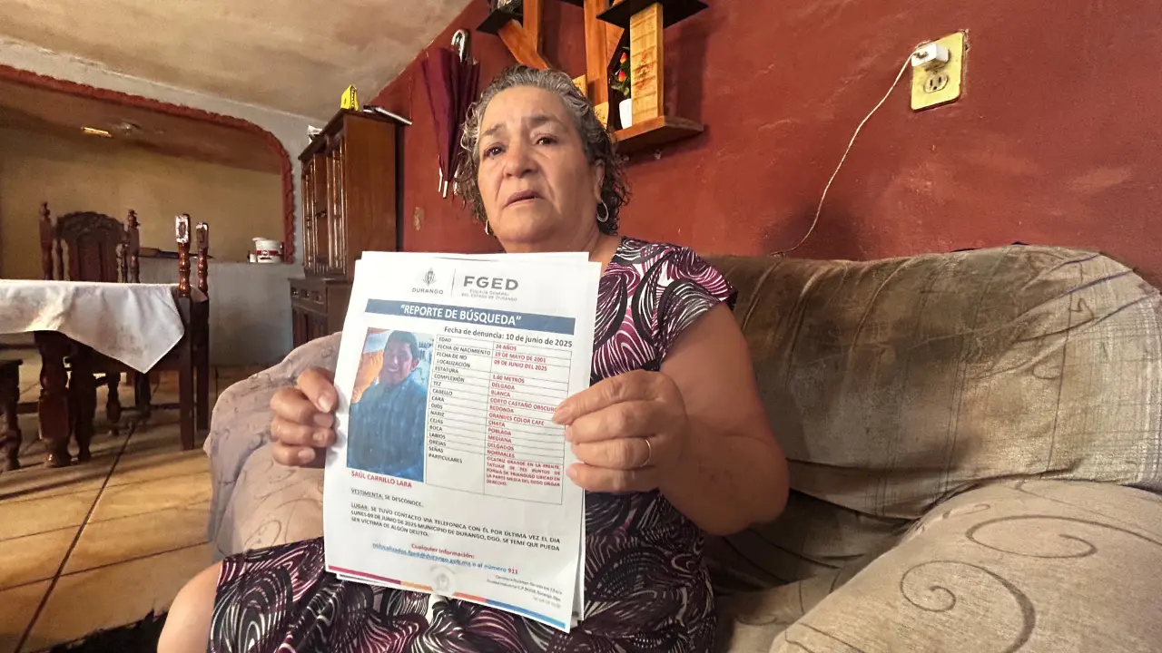 La familia de Saúl Carrillo lo busca; desapareció el pasado 9 de junio. Foto: Alejandro Ávila.