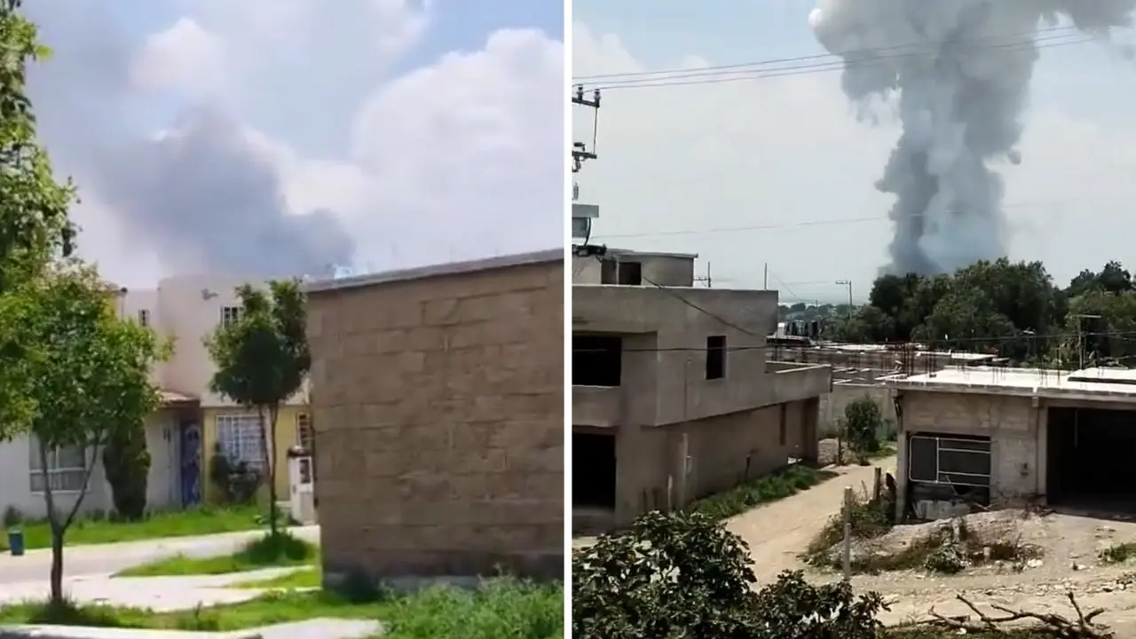 Explosión en Tultepec sacude a varios municipios de Edomex, ¿qué la provocó? Foto: @LaCronicaDeHoy/@PorEstoOnline