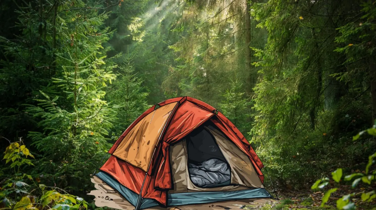 Foto: Pixabay | Conoce algunas de las recomendaciones para acampar dentro del bosque de Durango.