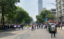 Trabajadores del PJCDMX bloquean por segundo día Eje, aún no hay acuerdos