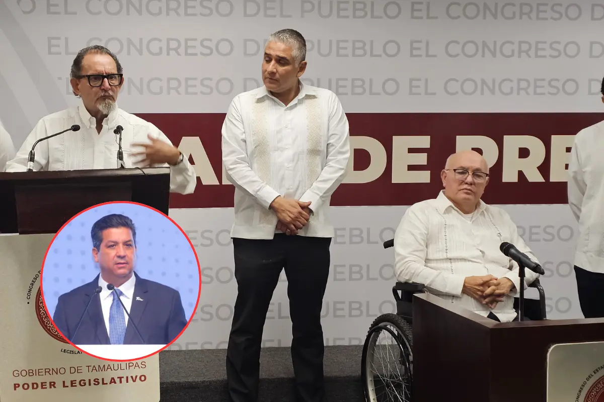 Durante su visita a Tamaulipas, David Colmenares y su equipo de trabajo de la Auditoría Superior de la Federación, ofrecieron una rueda de prensa en el Congreso de Tamaulipas. Foto: Victoria Jiménez