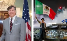 Christopher Landau ordena eliminar visa de consejera de Morena por publicación sobre protestas migrantes