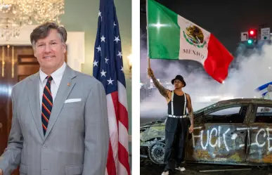 Christopher Landau ordena eliminar visa de consejera de Morena por publicación sobre protestas migrantes