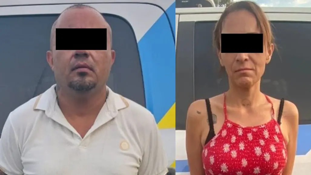 Detienen a pareja con 27 envoltorios de droga en Monterrey