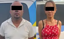 Detienen a pareja con 27 envoltorios de droga en Monterrey