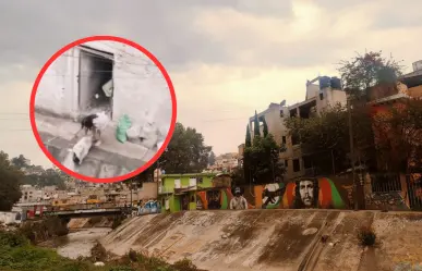 VIDEO | Captan a mujer tirando basura al Río Hondo en Naucalpan, Edomex