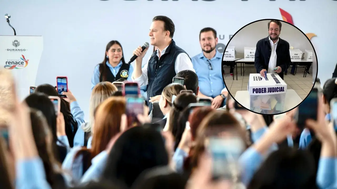 Esteban Villegas, gobernador de Durango, habló sobre la elección en la entidad. Foto: RRSS.