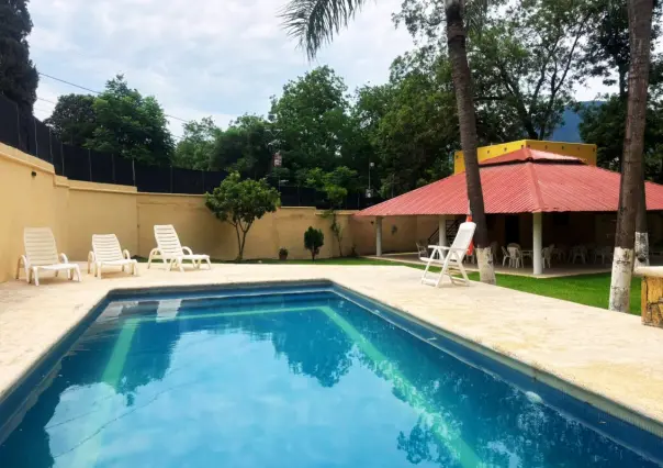 La hermosa quinta que está a 15 minutos de la presa La Boca en Santiago, Nuevo León
