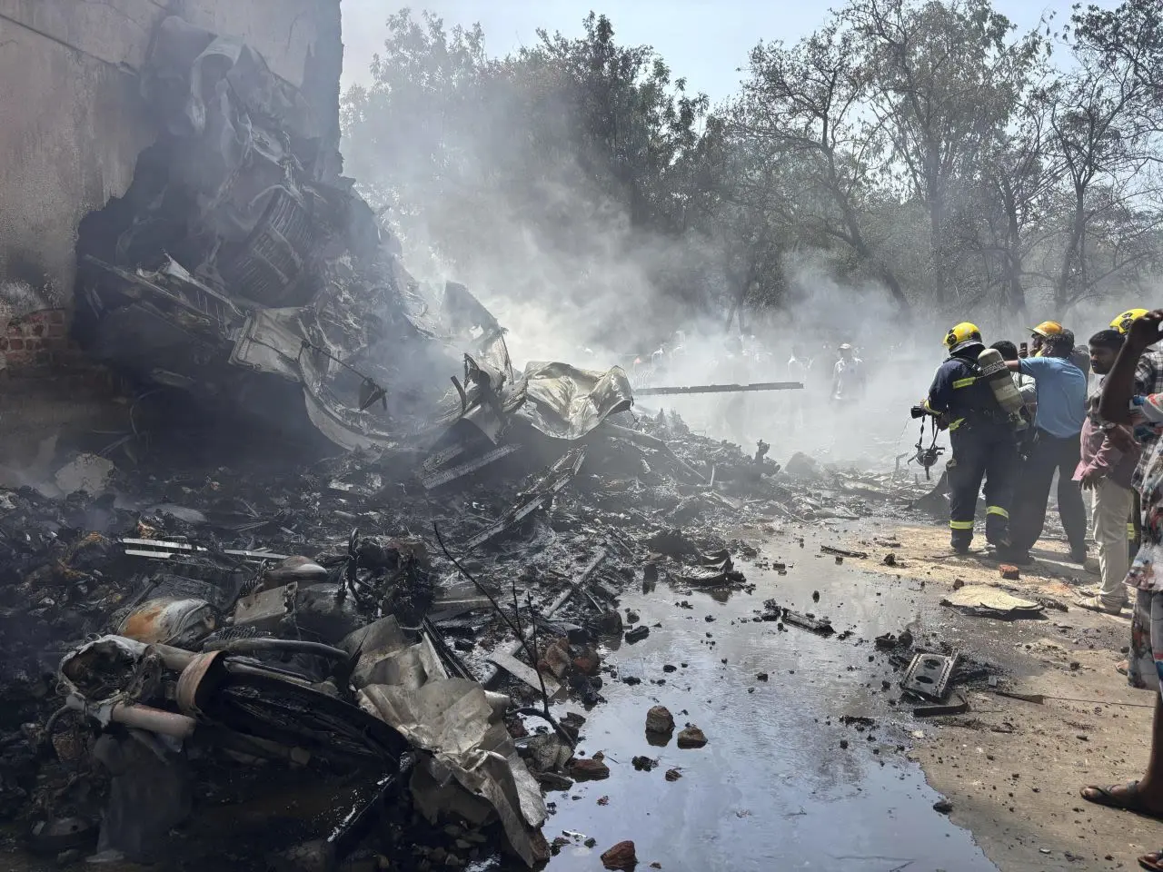 Boeing emite comunicado tras accidente de avión en India. Foto: AP