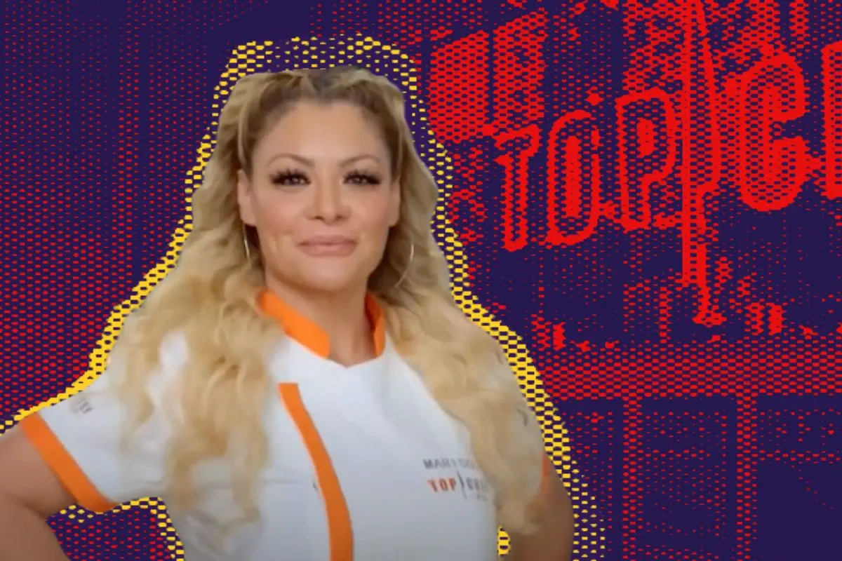 Marisol Terrazas puso a prueba sus habilidades de cocina en un divertido reality. FOTO: CANVA/YouTube: Telemundo 52