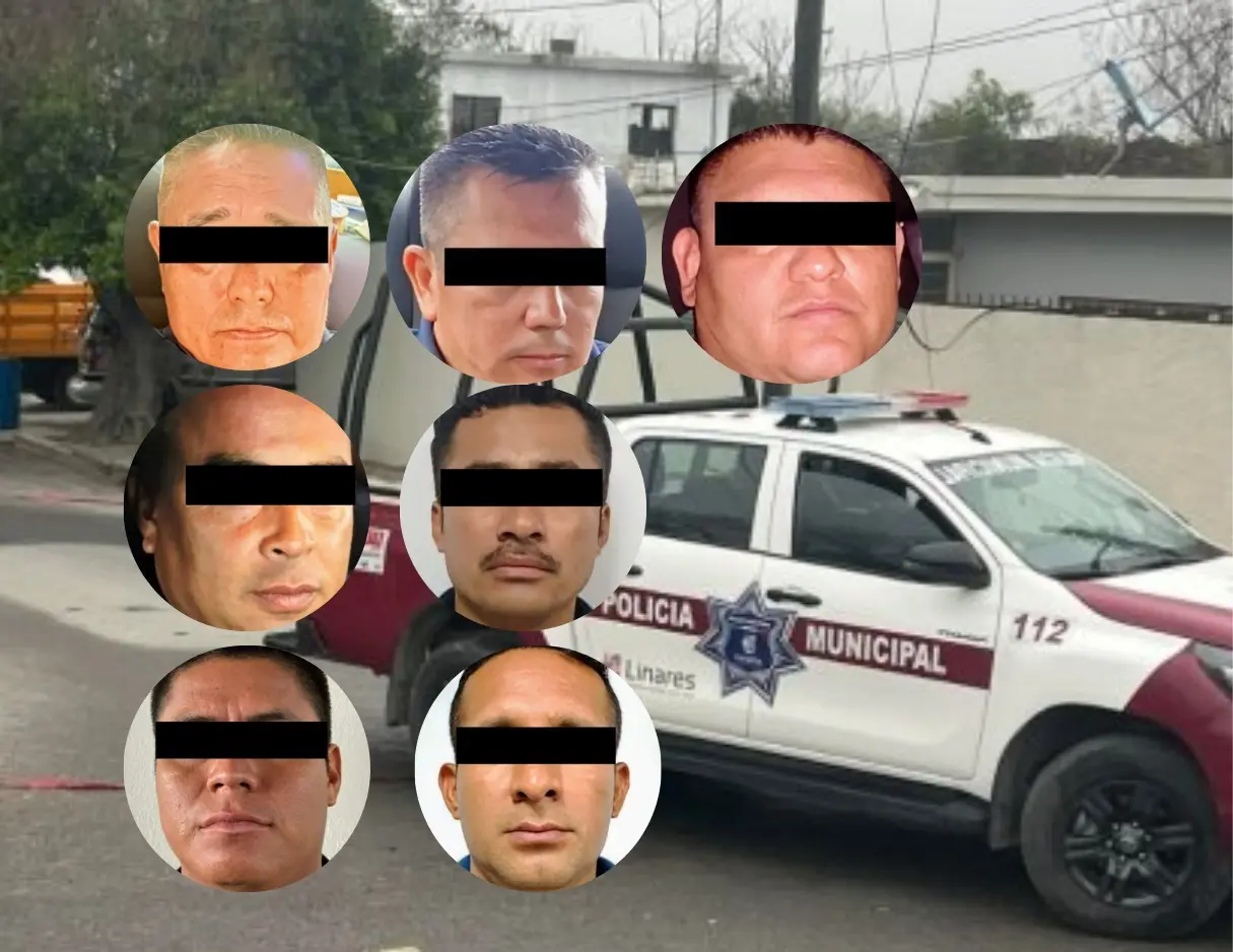 Todos ellos detenidos por su presunta participación en el delito de desaparición forzada de persona, en hechos ocurridos en abril pasado. Foto: Canva/Fiscalía de Nuevo León/POSTA Archivo.