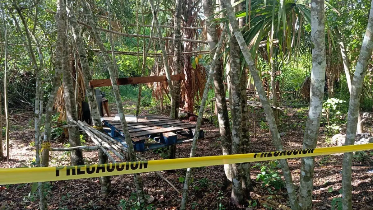 El ejido donde fue hallado el laboratorio tiene menos de mil habitantes Foto: SSC Quintana Roo